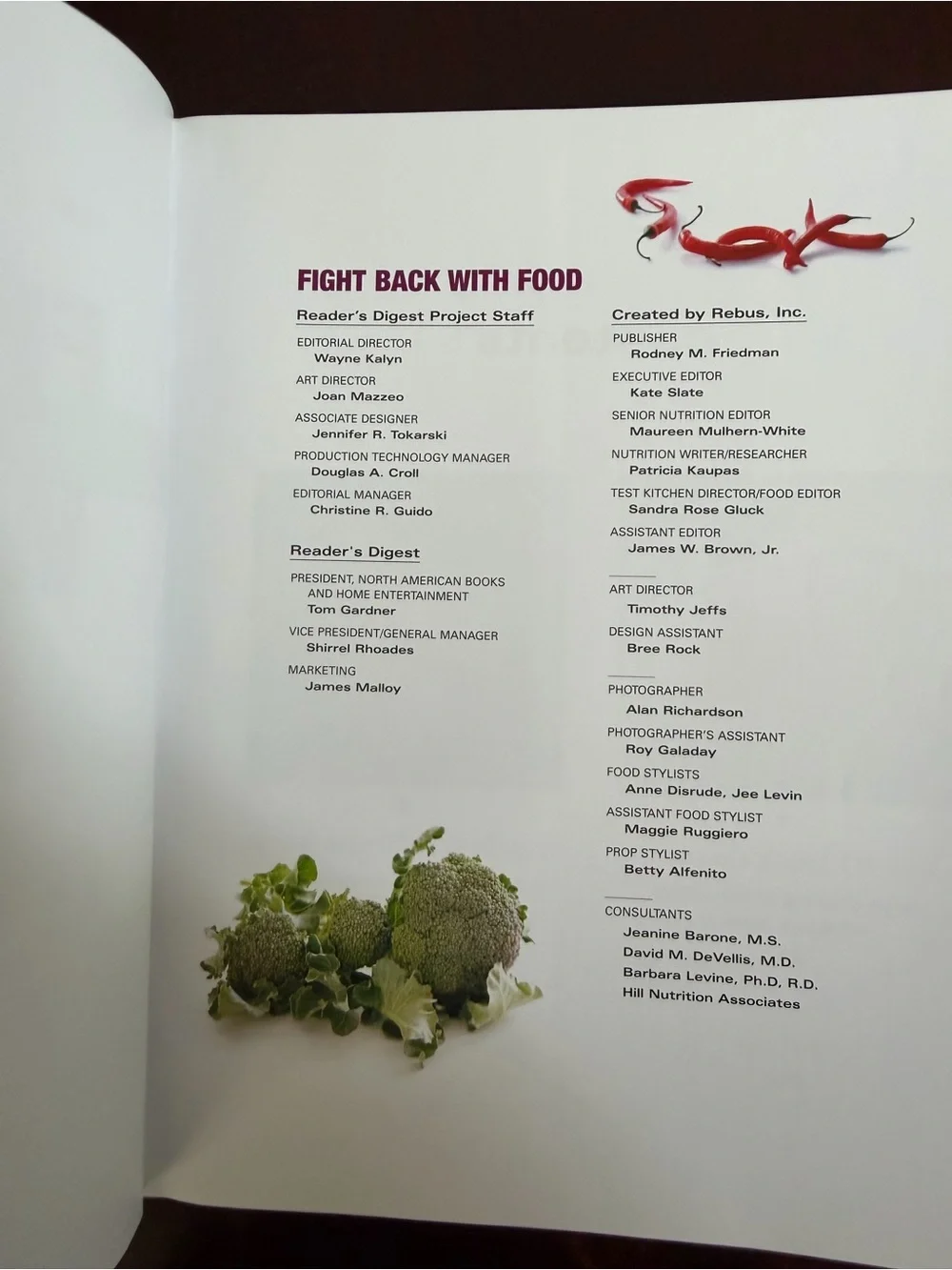 Reader's Digest Fight Back with Food Cookbook - Healthy Eating